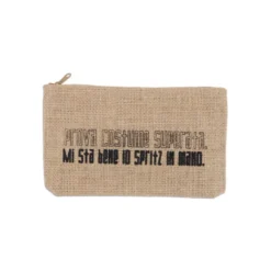 Set Borsa + Pochette di Juta Michy Prova Costume Spritz