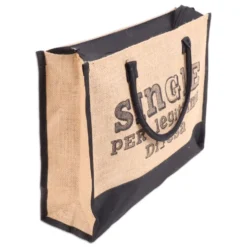 Set Borsa + Pochette di Juta Michy Single Legittima Difesa