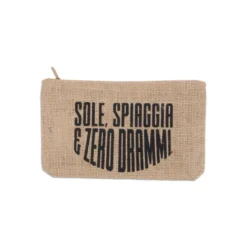 Set Borsa + Pochette di Juta Michy Zero Drammi
