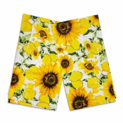 Set 2 canovacci Natura Limoni e girasoli