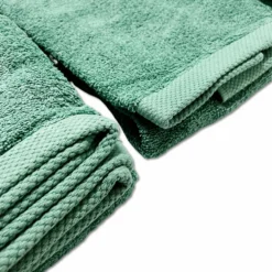 Set 3 pezzi asciugamani 500 gr melodie verde