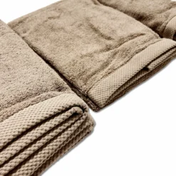 Set 3 pezzi asciugamani 500 gr melodie tortora