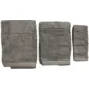 Set 3 pezzi asciugamani 500 gr melodie grigio