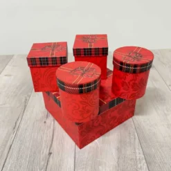 Set 5 scatole regalo Merry bow