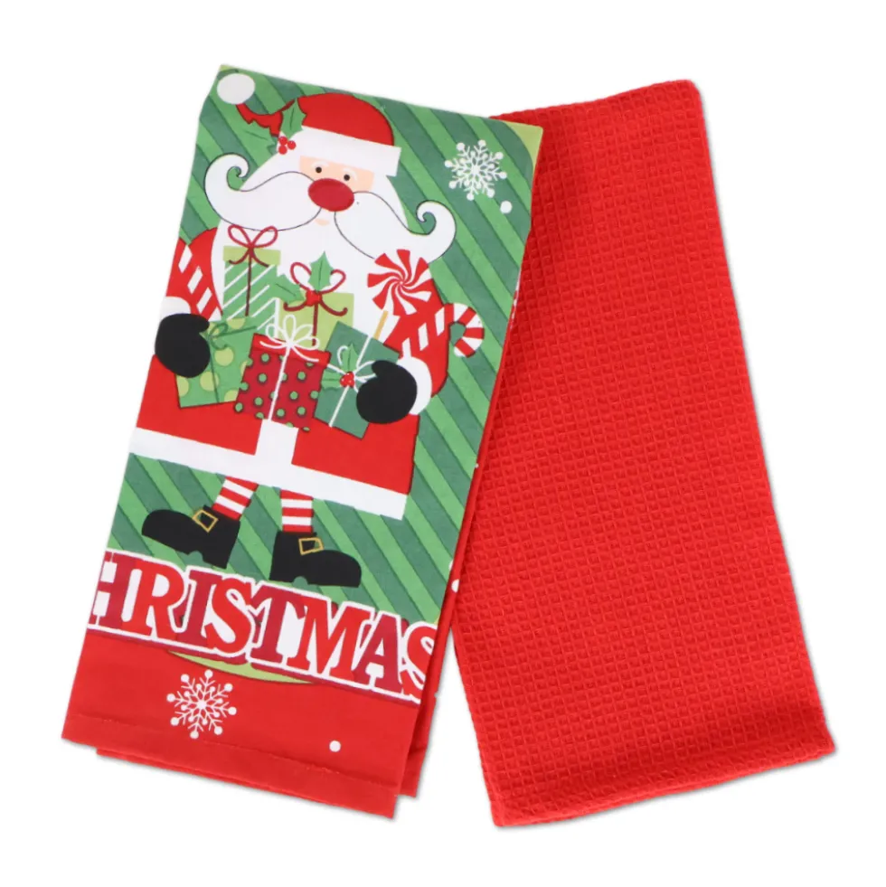 Set 2 Strofinacci Norway Christmas Babbo