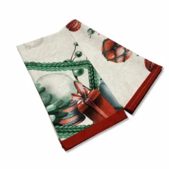 Set 2 Strofinacci Stampa digitale Pax Natale