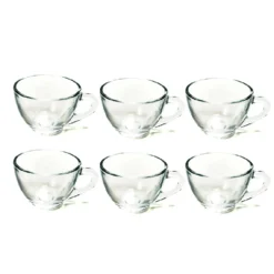 Set 6 Tazzine da caffè in vetro