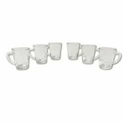 Set 6 Tazzine da caffè in vetro