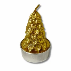 Set 6 tealight alberelli oro