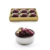 Set 6 Tealight Uva dettaglio Oro