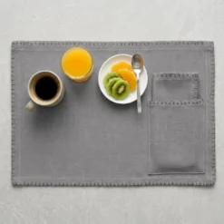 Set Tovaglietta Americana + Tovagliolo Selene Grigio