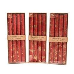 Set 4 Tovagliette in tessuto laminato