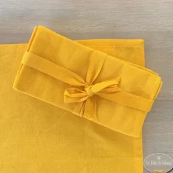 Set 4 tovaglioli giallo