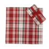 Set 4 tovaglioli Tartan Bianco