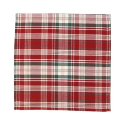 Set 4 tovaglioli Tartan Bianco