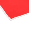 Set 2 Tovaglioli Tinta unita Rossi bordo Bianco