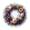 Sottopiatto Ghirlanda Fiorita 33 cm DIS. B