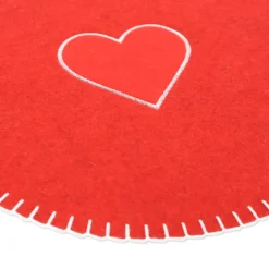 Sottopiatto in Pannolenci ricamato Cuore