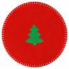 Sottopiatto in Pannolenci ricamato Albero