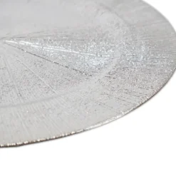 Sottopiatto in PVC Agnes Argento 33 cm