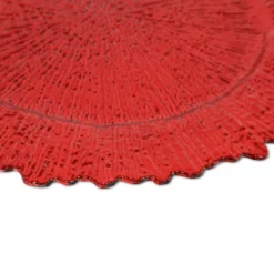 Sottopiatto in PVC Ethel Rosso 33 cm