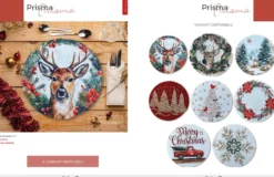 Sottopiatto Intrecciato in corda Prisma Merry Christmas Furgone 36 cm