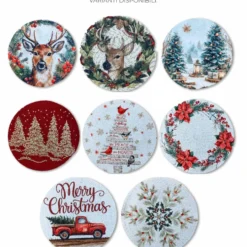 Sottopiatto Intrecciato in corda Prisma Merry Christmas Furgone 36 cm