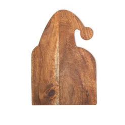 Tagliere Babbo Natale sagomato in Legno Naturale 37x25x1.5 cm