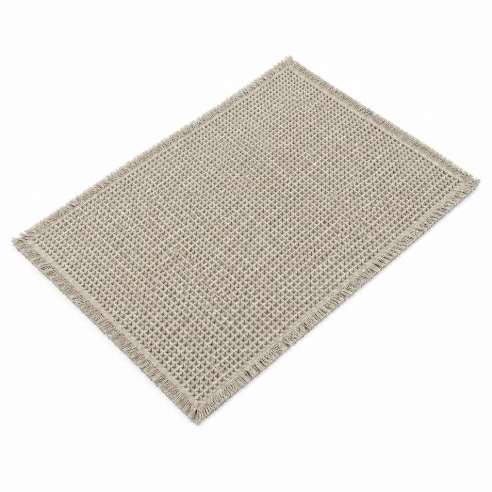 Tappeto antiscivolo Bees nido d'ape Tortora 60x120