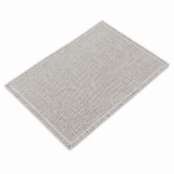 Tappeto antiscivolo Bees nido d'ape Grigio 50x80