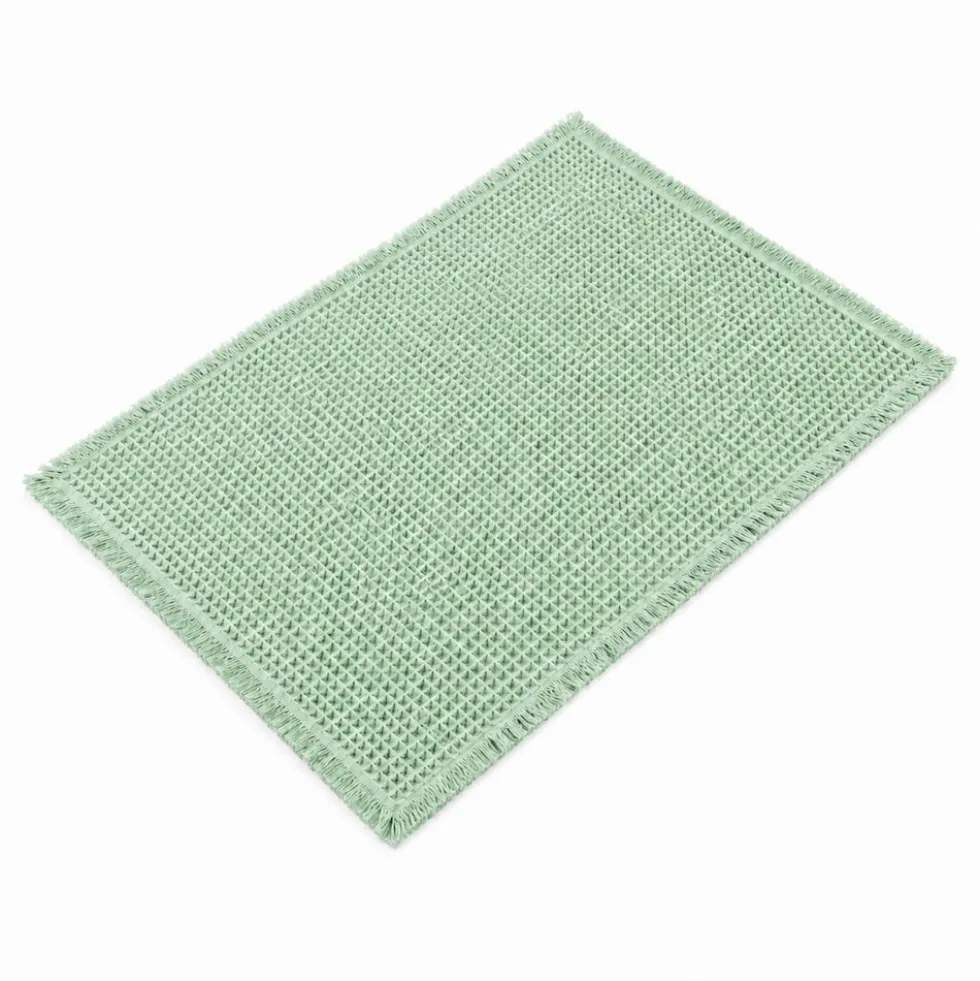 Tappeto antiscivolo Bees nido d'ape Salvia 50x80