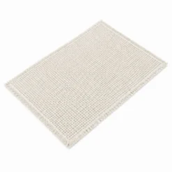 Tappeto antiscivolo Bees nido d'ape Crema 50x80