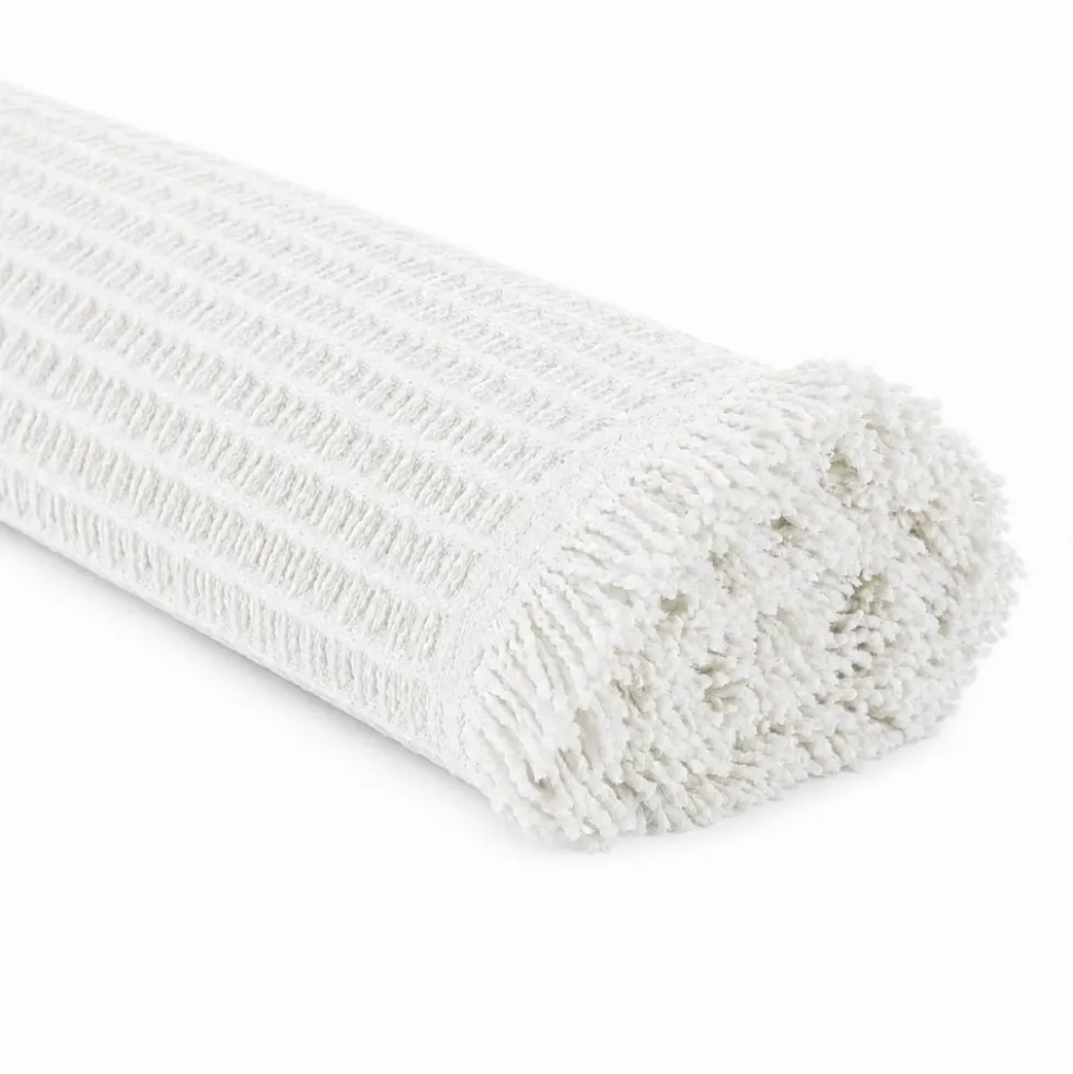 Tappeto antiscivolo Bees nido d'ape Bianco 50x80