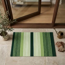 Tappeto antiscivolo Delfi cordura Verde 50x80