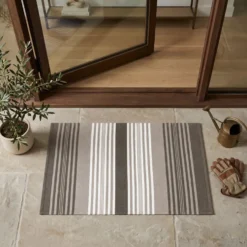 Tappeto antiscivolo Delfi cordura Tortora 50x80