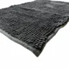 Tappeto antiscivolo Microfibra Enea Grigio fumo 50 x 80