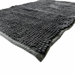 Tappeto antiscivolo Microfibra Enea Grigio fumo 50 x 80