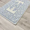 Tappeto barocco doubleface azzurro 60 x 120
