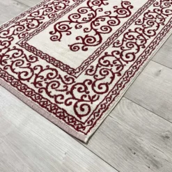 Tappeto barocco doubleface bordeaux 60 x 120