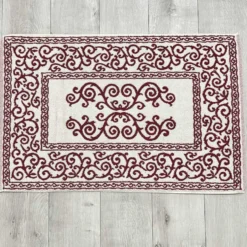 Tappeto barocco doubleface bordeaux 60 x 120
