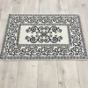 Tappeto barocco doubleface blu 60 x 90