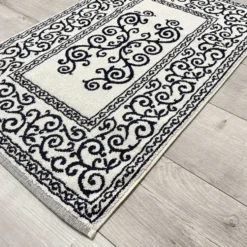 Tappeto barocco doubleface blu 60 x 90