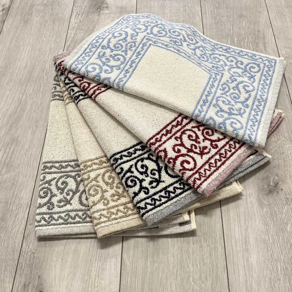 Tappeto barocco doubleface blu 60 x 90