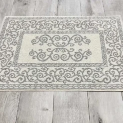 Tappeto barocco doubleface grigio 60 x 120