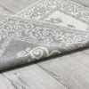 Tappeto barocco doubleface grigio 60 x 90