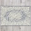 Tappeto Corallo Jacquard blu 60 x 90