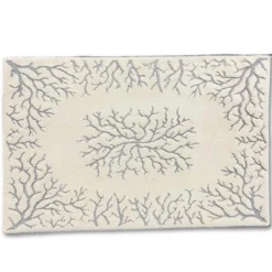 Tappeto Corallo Jacquard blu 60 x 90