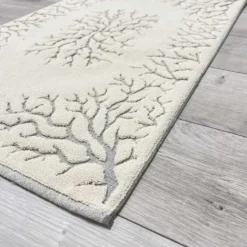 Tappeto Corallo Jacquard grigio 60 x 90