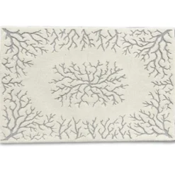Tappeto Corallo Jacquard grigio 60 x 90