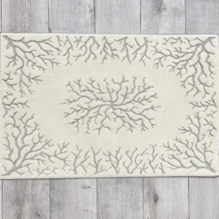 Tappeto Corallo Jacquard grigio 60 x 90